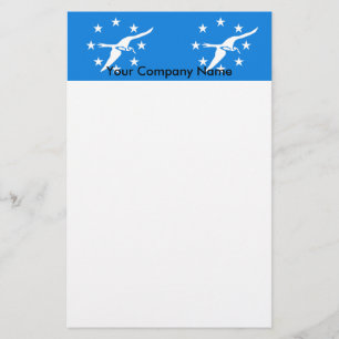 Stationery mit Flag Corpus Christi, USA Briefpapier