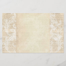 Stationery Paper Vintag Music Sheet Creme Briefpapier