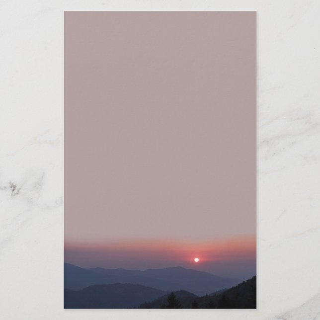 stationery sunset briefpapier (Vorderseite)