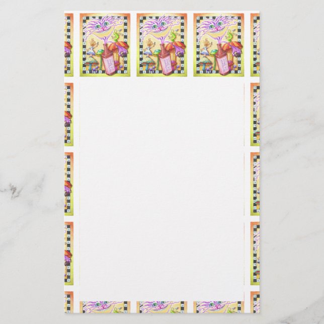 STATIONERY - The WorCHESHIRE CAT Briefpapier (Vorderseite)