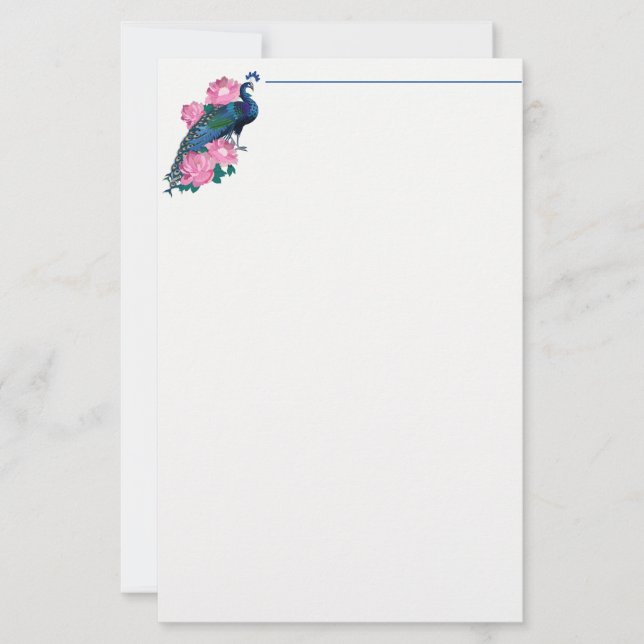 Stationierpapier Pfau Briefpapier (Vorderseite)