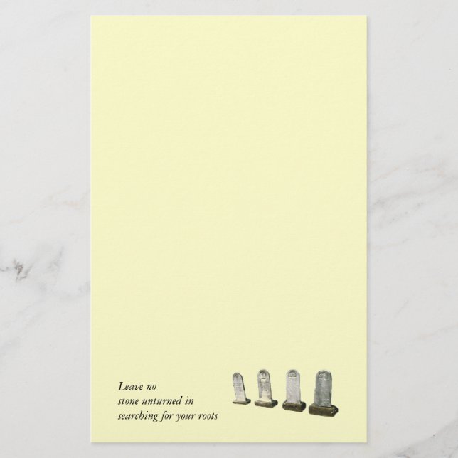 Stationierung - Kein Stein unverdreht Briefpapier (Vorderseite)