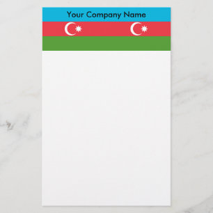 Stationierung unter der Flagge Aserbaidschans Briefpapier