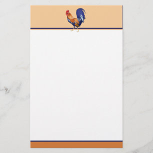 Stationierung von Roostern Briefpapier