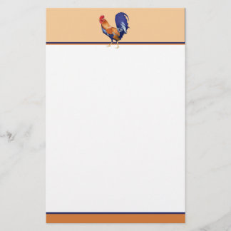 Stationierung von Roostern Briefpapier