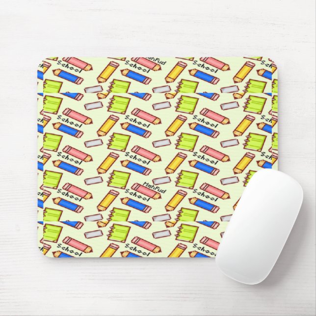 Stationierungsmuster auf Gelb Mousepad (Mit Mouse)