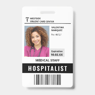 Stationsarzt Arzt ID Foto Ausweis