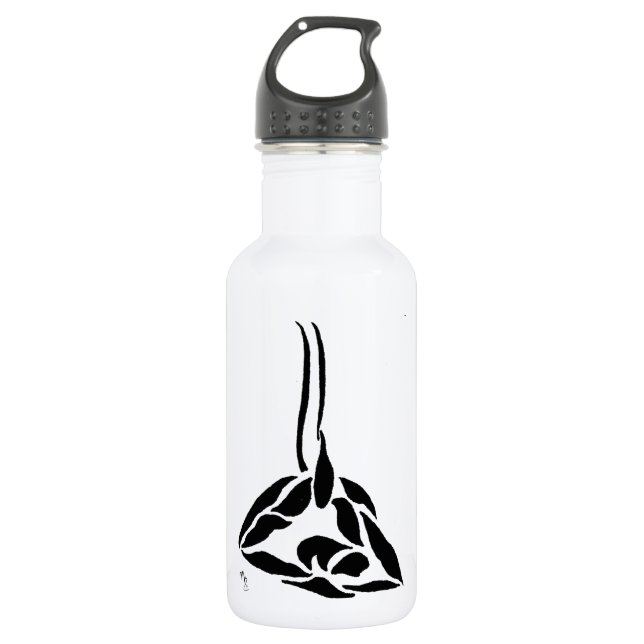 statische Trapez Rückstandsfalte Trinkflasche (Vorderseite)