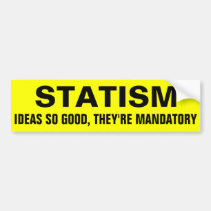 Statism Autoaufkleber
