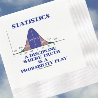 Statistik eine Disziplin, in der Wahrheit Wahrsche Serviette