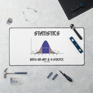 Statistik Kunst Science Bell Curve Spaß Geek Schreibtischunterlage