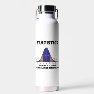 Statistik Kunstwissenschaft zur Formalisierung int Trinkflasche