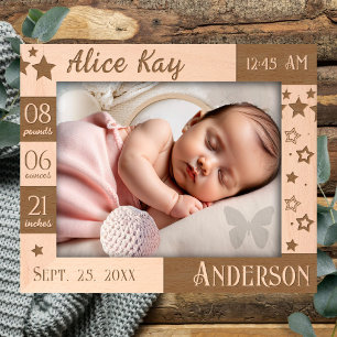 Statistik-Star und Skript Geätzte Rahmen