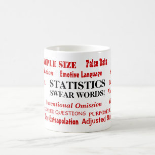 Statistik Swear Words Funny Statistician Geschenk Kaffeetasse