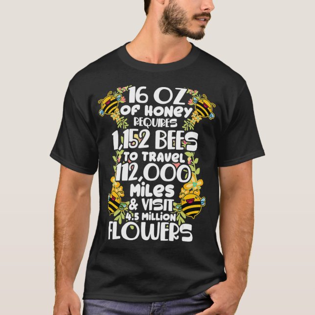 Statistik über Bienenstöcke  T-Shirt (Vorderseite)