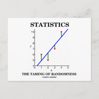 Statistik über die Zähmung von Randomie (Spaß der Postkarte
