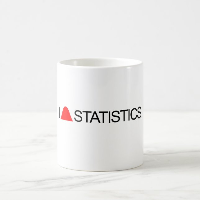 Statistiken des Herzens I Kaffeetasse (Mittel)