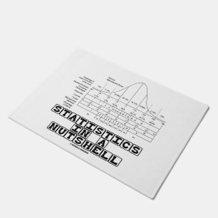 Statistiken in einem Nutshell Stats Cheat Sheet Fußmatte