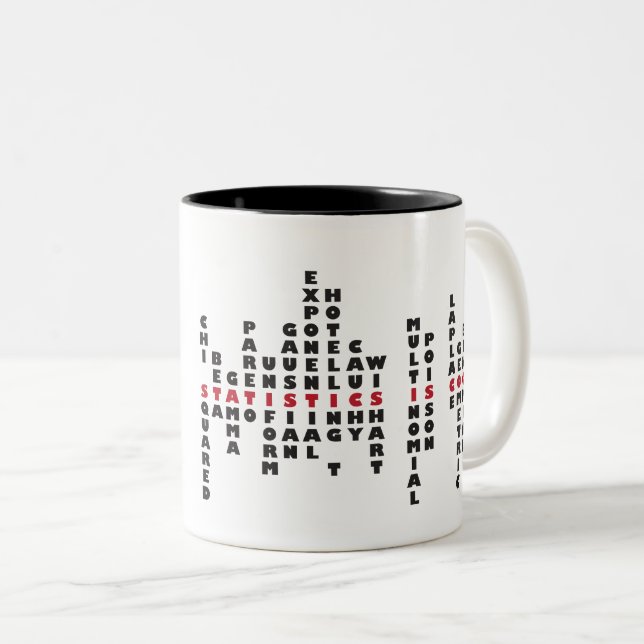 Statistiken ist coole Tasse (VorderseiteRechts)