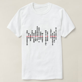 Statistiken ist cooler T - Shirt (helle Farbe)