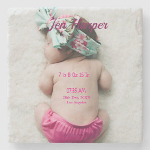 Statistiken zur Babyg Geburt speichern Name Ort Da Steinuntersetzer