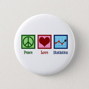 Statistiken zur Liebe des Friedens Button