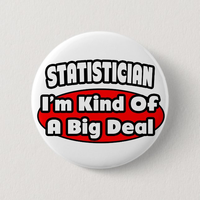 Statistiker ... Big Deal Button (Vorderseite)