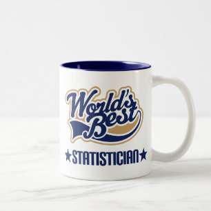 Statistiker-Geschenk (Welten am besten) Zweifarbige Tasse