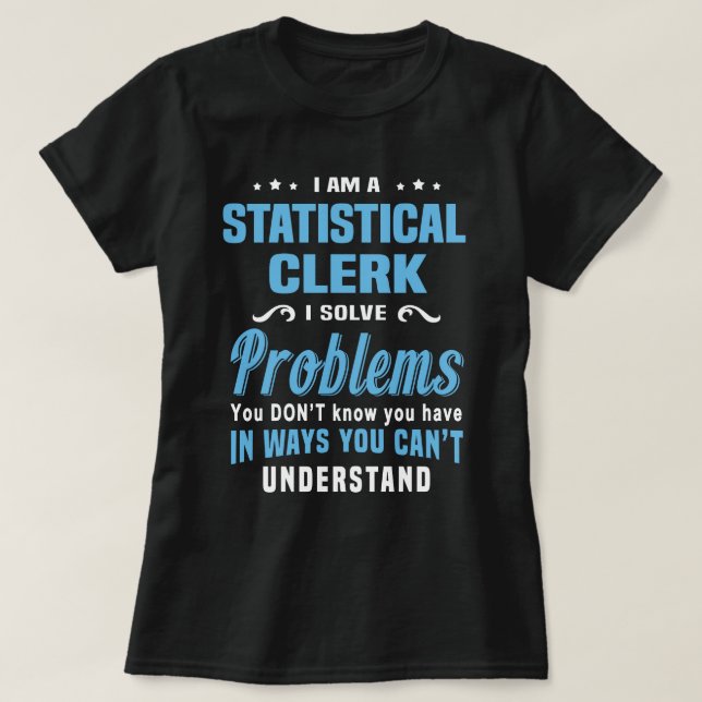Statistiker T-Shirt (Design vorne)