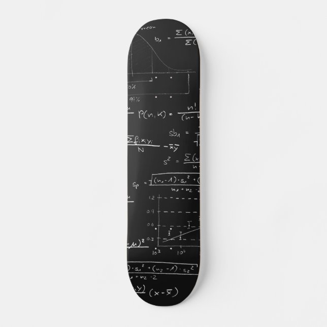 Statistiktafel Skateboard (Vorderseite)