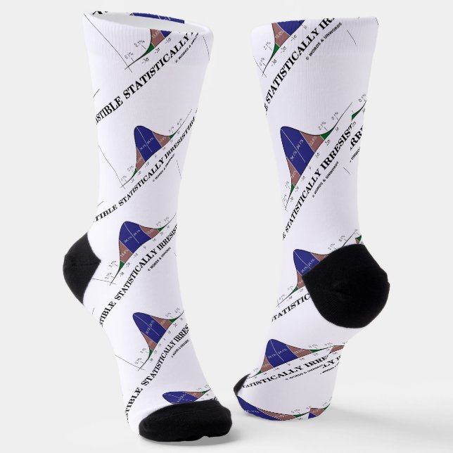 Statistisch unwiderstehlicher griechischer Spaß Socken (Gewinkelt)
