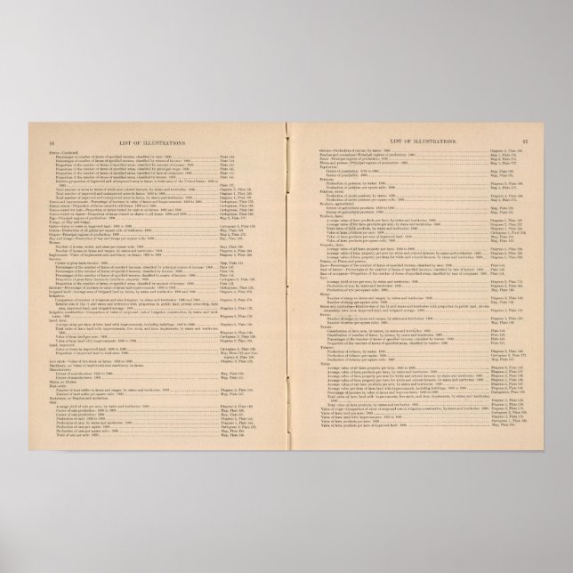 Statistischer Atlas 1900 8 Poster (Vorne)