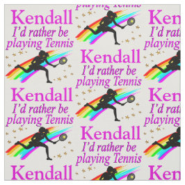 STATT TENNIS PERSONALISIERT FABRIC ZU SPIELEN STOFF