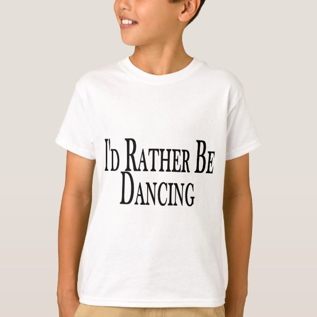statt zu tanzen T-Shirt (Vorderseite)