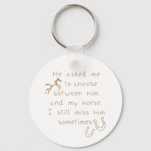 Stattdessen Behielt das Pferd Schlüsselanhänger