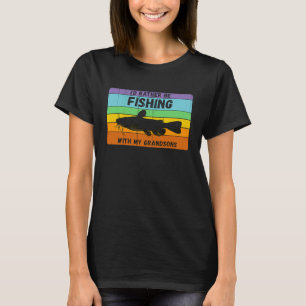 Stattdessen fischen wir mit Großsohlen Vintag Groß T-Shirt