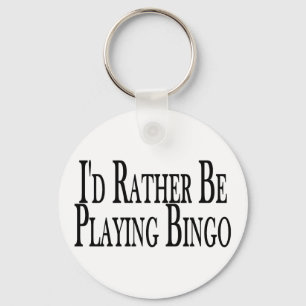 Stattdessen spielen Sie Bingo Schlüsselanhänger