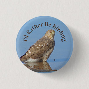 Stattdessen Vogelbeobachtung Hobby Wild Raptor Bir Button