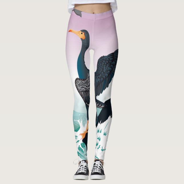 Statten Sie Sie von einem großen Fischer aus Leggings (Vorderseite)