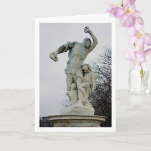 Statue an der Avenue Des Champs-Élysées, Paris, Fr Karte