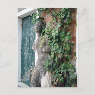 Statue auf Torcello Postkarte