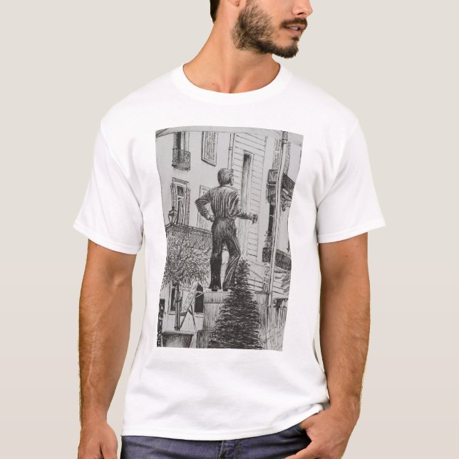 Statue bei Cannet 2014 T-Shirt (Vorderseite)