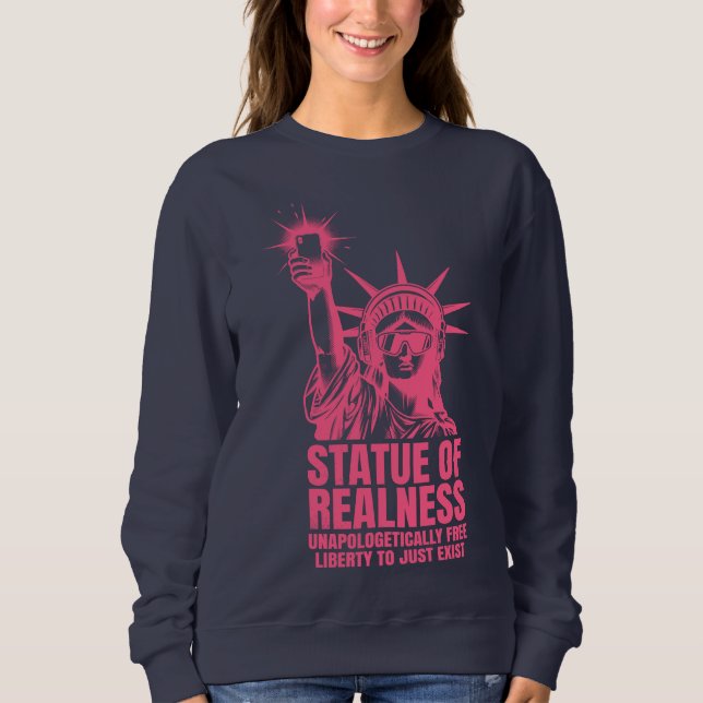 Statue der Echtheit Sweatshirt (Vorderseite)