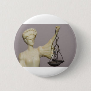 Statue der Göttin Themis Button