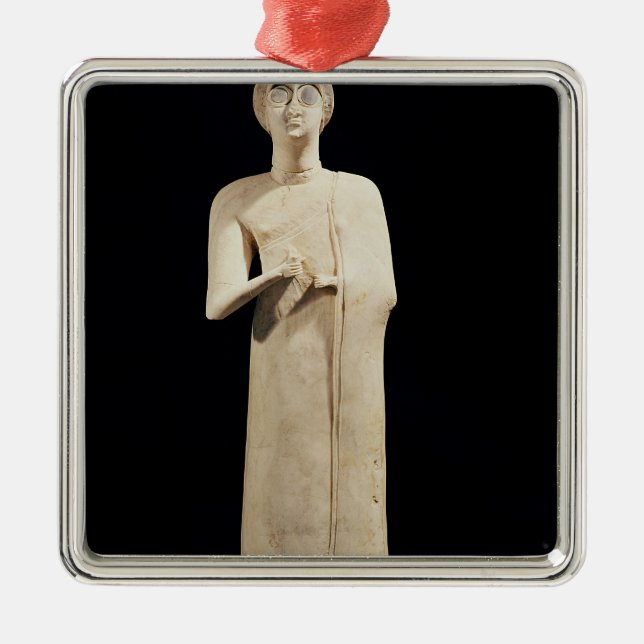 Statue der großen Göttin, von sagen Asmar Ornament Aus Metall (Vorne)