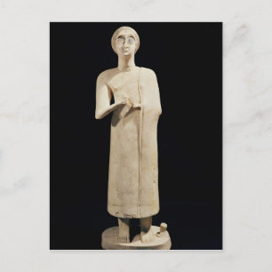 Statue der Großen Göttin, von Tell Asmar Postkarte