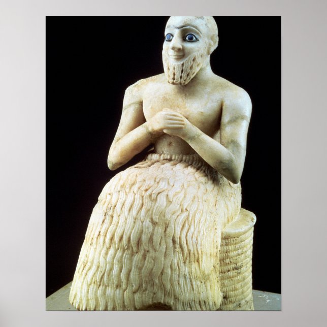 Statue der offiziellen Ebih-Il, aus dem Tempel von Poster (Vorne)