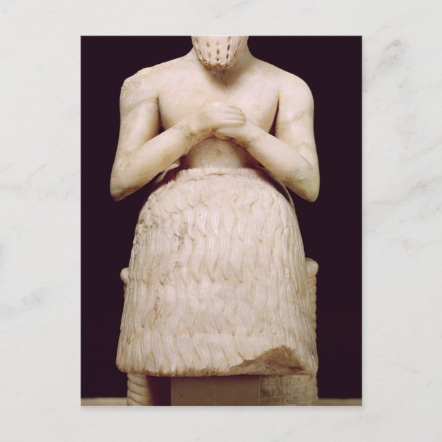 Statue der offiziellen Ebih-Il Postkarte (Vorderseite)