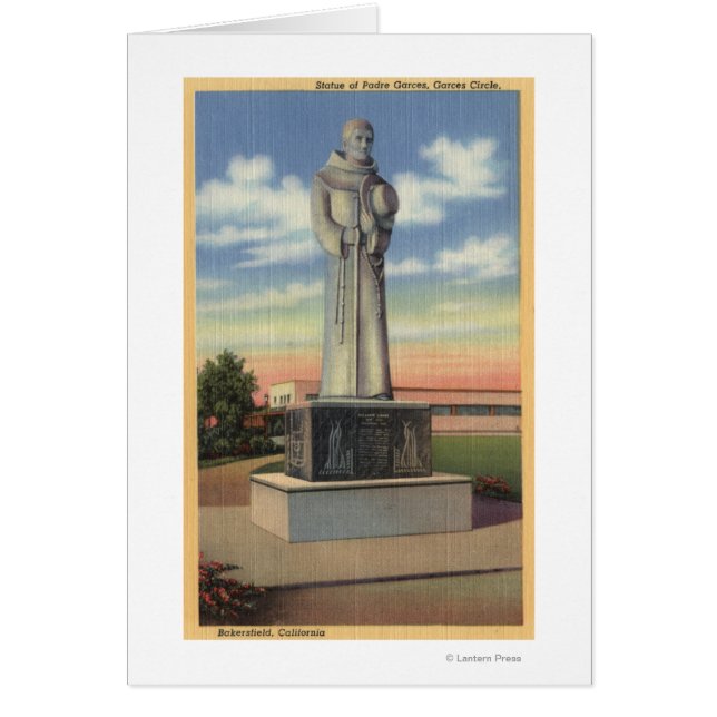 Statue der Padre Garces im Garzenzirkel (Vorne)