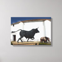 Statue des Bullen und des spanischen Pferdes